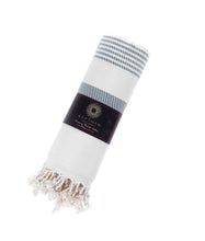 Load image into Gallery viewer, KAFTHAN - 🌿 Pier Turkish Towels | Turkish Cotton | Summer Bestseller: Black