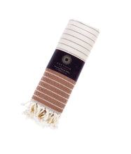 Load image into Gallery viewer, KAFTHAN - 🌿 Gocek Turkish Towels Spring &amp; Summer Bestseller: Burgundy Leton