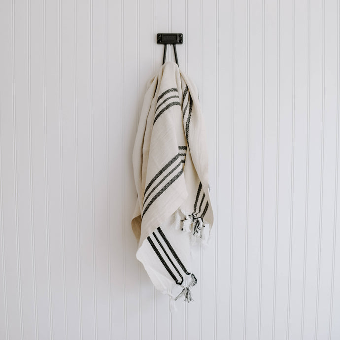 Turkish Cotton Hand Towel | Jordan Stripe