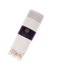 Load image into Gallery viewer, KAFTHAN - 🌿 Armoni Turkish Towels Turkish Cotton Summer Bestseller: Black