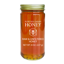 Load image into Gallery viewer, Pure Southern Honey - Honey 8 oz. (12 Jars) Raw, Unfiltered, and Unheated