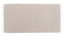 Load image into Gallery viewer, KAFTHAN - 🌿 Carmen Turkish Towels Turkish Cotton Summer Bestseller: Ivory Black