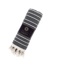 Load image into Gallery viewer, KAFTHAN - 🌿 Carmen Turkish Towels Turkish Cotton Summer Bestseller: Dark Gray