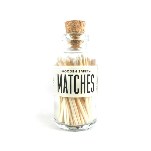 Made Market Co. - Mini Apothecary Vintage White Matches