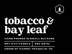 Tobacco & Bay Leaf | 8oz Candle