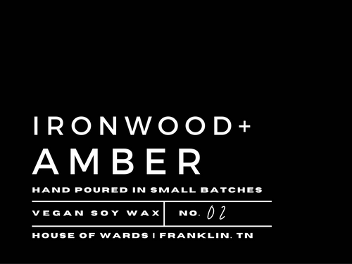 Ironwood & Amber | 14oz Candle