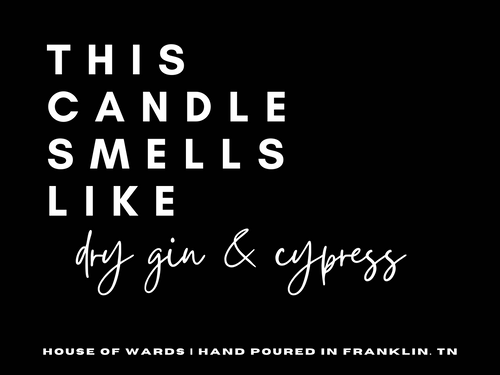 Dry Gin & Cypress | 12oz Candle