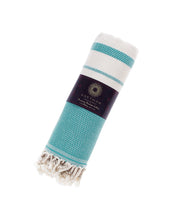 Load image into Gallery viewer, KAFTHAN - 🌿 Bianca 2 Turkish Towels Turkish Cotton Summer Bestseller : Black