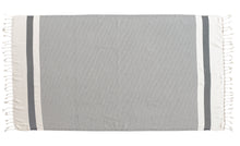 Load image into Gallery viewer, KAFTHAN - 🌿 Pier Turkish Towels | Turkish Cotton | Summer Bestseller: Black