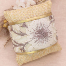 Load image into Gallery viewer, ZAD - Cream Floral Embroidered Cuff Bracelet