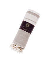 Load image into Gallery viewer, KAFTHAN - 🌿 Bianca 2 Turkish Towels Turkish Cotton Summer Bestseller : Black